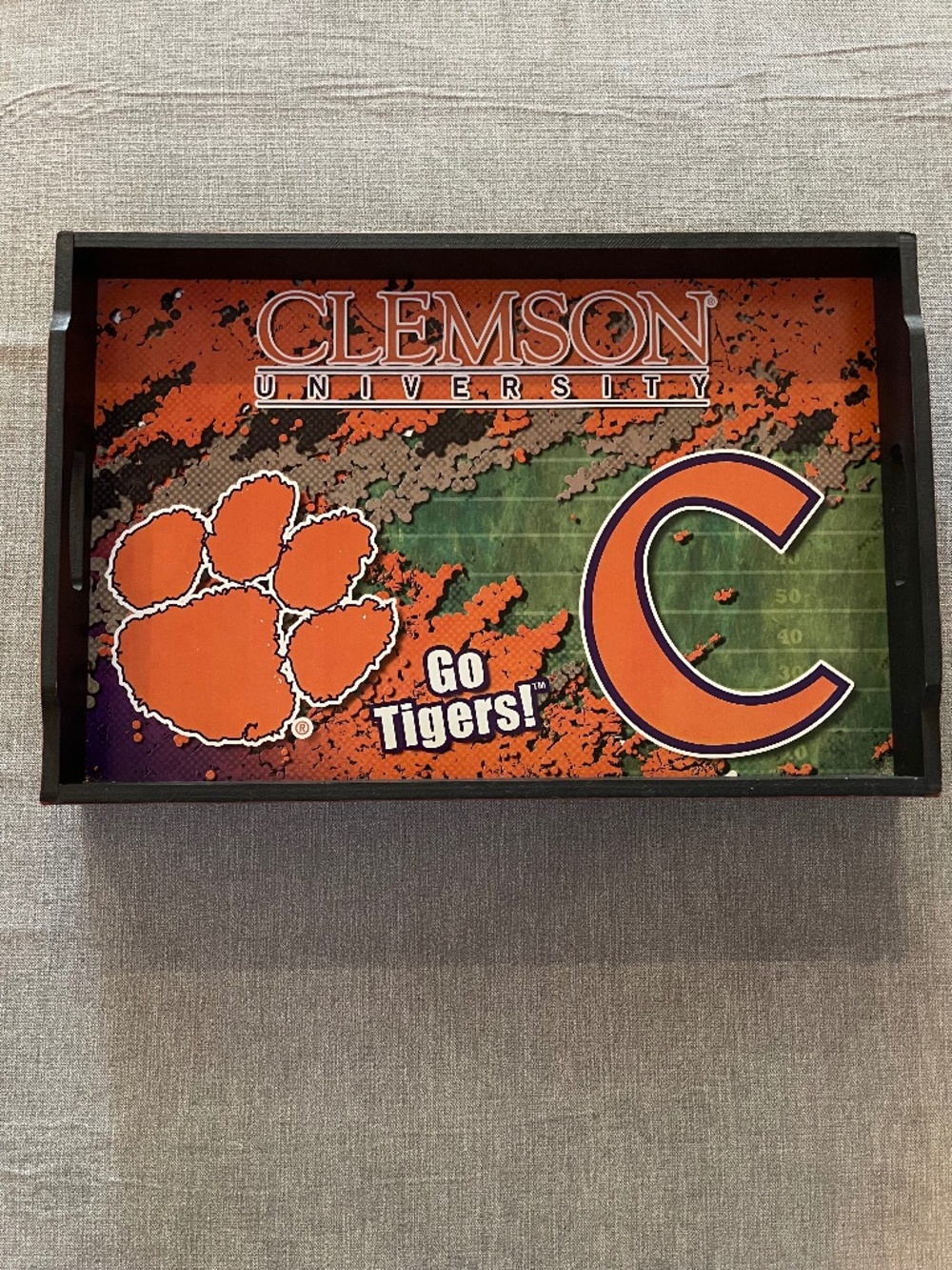 NEW Clemson University Tigers Serving Tray